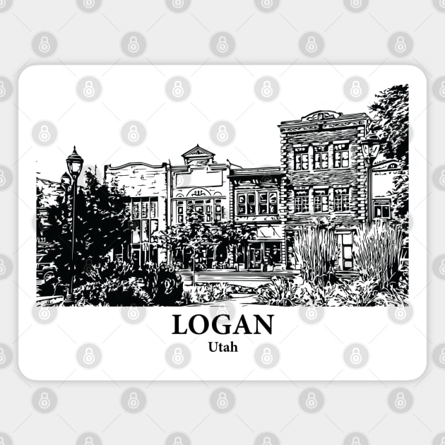 Logan - Utah Magnet by Lakeric